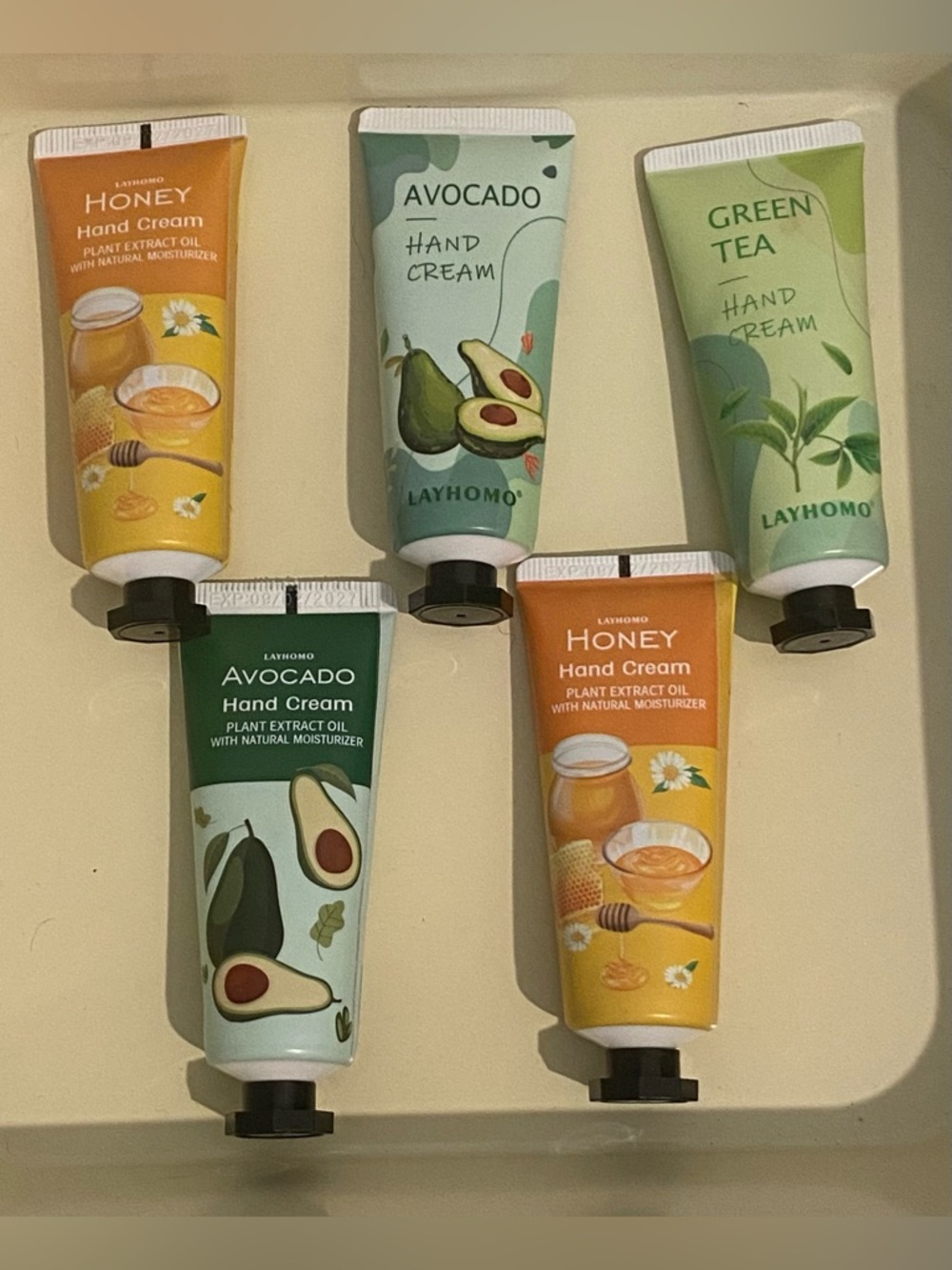 Layhomo Hand Cream - Avocado, Honey, Green Tea -